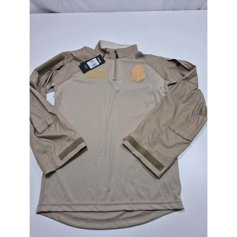 Vertx PRO Recon Flex Combat Shirt Mens MT Desert Tan 1/4 Zip Long Sleeve